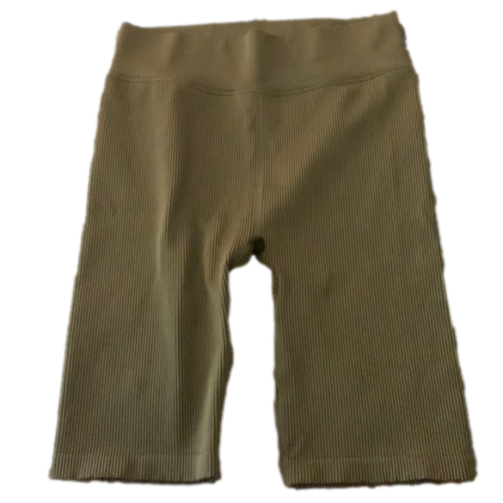 Calvin Klein performance ribbed, green army size large bike, shorts, l…